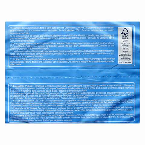 Carrefour Diapers Absodys Soft All In One Day Adult Medium 20 Count