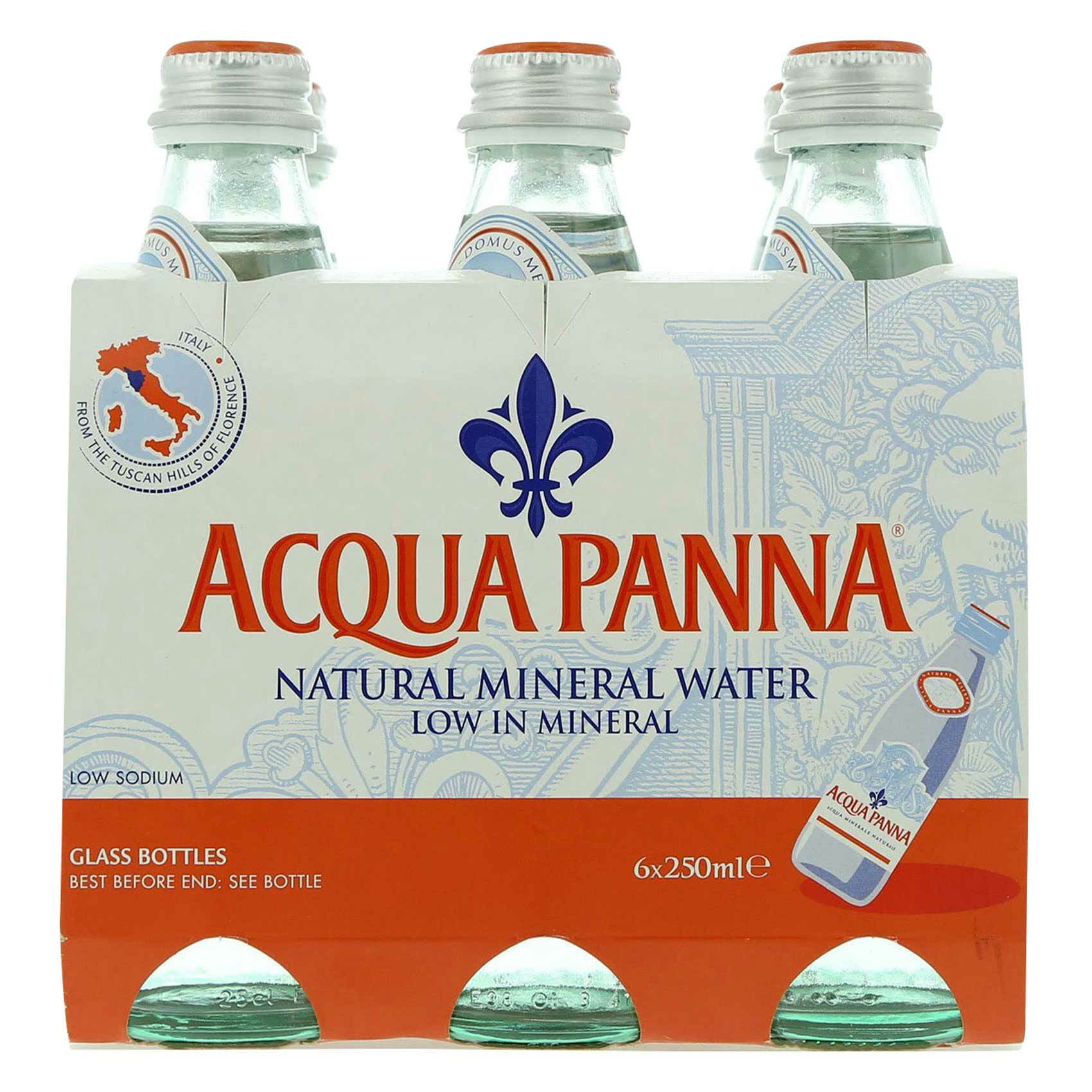 Buy Acqua Panna Natural Mineral Water 250ml X6 Online Shop Beverages On Carrefour Uae