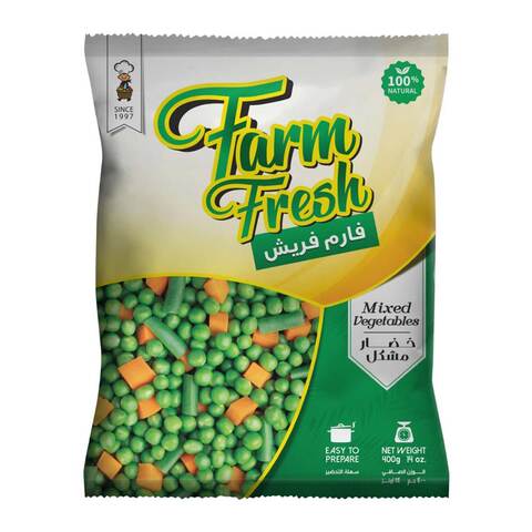 Farm Fresh Frozen Mixed Vegetables - 400 gram