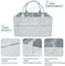 SKY-TOUCH Baby Diaper Caddy Organizer Tote Bag - Nursery Storage Bin for Changing Table   Portable Car Travel Organizer