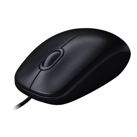 Logitech Mouse Wired M90 Black