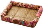 Buy Dadbear Pet Dog Bed, Square Ice Mat Kennel House Eco-Friendly Cat Bed Mat Sofa Pets Beds For Cats Small Dogs (S-Red(40 * 31Cm)) in UAE