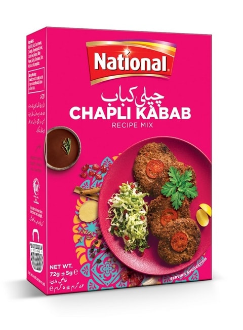 National Chapli Kabab Recipe Mix 72 gr 