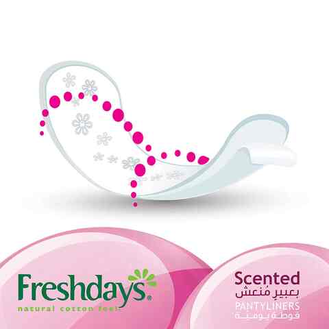 Freshdays Daily Liners  Normal Scented 72 pads