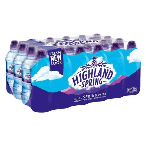 Highland Spring Still Spring Water 330ml x Pack of 24 price in