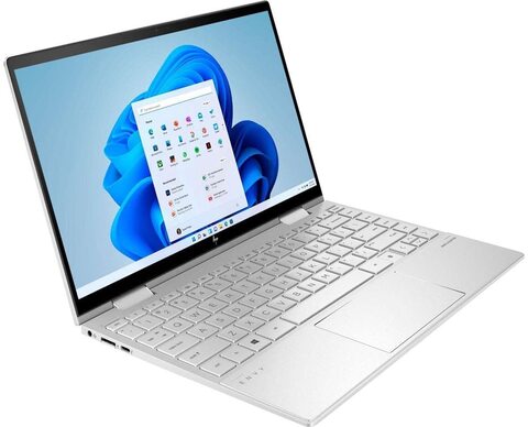 HP Envy 13 2In1 Laptop 2021, Intel 11th Gen Core i7-1195G7 Upto 5.0GHz, 8GB RAM, 512GB SSD, 13.3&quot; FHD OLED Touch 400 Nits, Intel Iris Xe Graphics, Backlit EN KB, Windows 11, Silver With HP Calculator