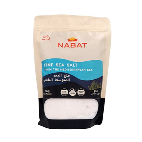 Nabat Organic Natural Fine Sea Salt 1KG