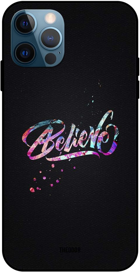 Theodor - Apple iPhone 12 Pro 6.1 Inch Case Believe Flexible Silicone Cover