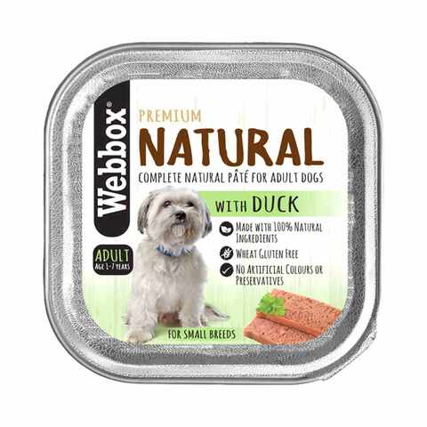 Buy Webbox Premium Natural Dog Food With Duck 150g Online Shop On Carrefour Uae