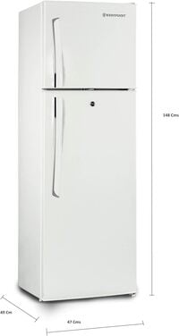 Westpoint 180 Liters Top Mount Double Door Refrigerator DEFROST, 2 Star ESMA RATED with Lock &amp; Key, Inside Light, WRN1816ER White