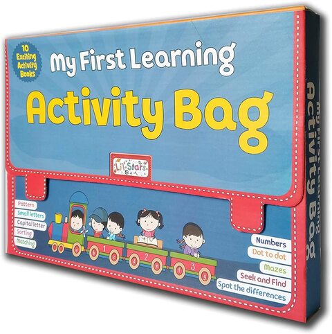 lavish My First Learning Bag - Set of 10 Activity Books for Kids
