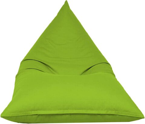 Luxe Decora Outdoor/Indoor Sack Bag Lounge Water Repellent Bean Bag (S, Light Green)