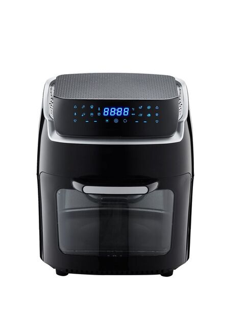 Hic Ohms Air Fryer And Oven Multifunction 12L/1800W, Black Color