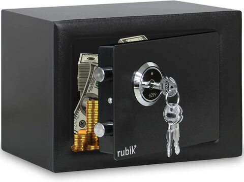 Buy Rubik Mini Safe Box with Key Lock For Home Office Hotel