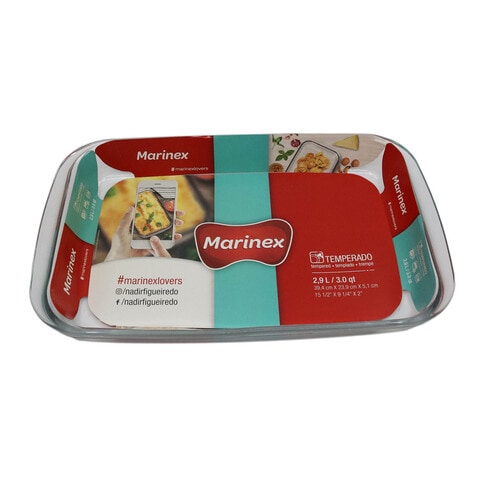 Marinex Rectangular Baking Dish Clear 2.9L