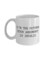 muGGyz Not The Person Inspirational Quotes Coffee Mug White 325ml