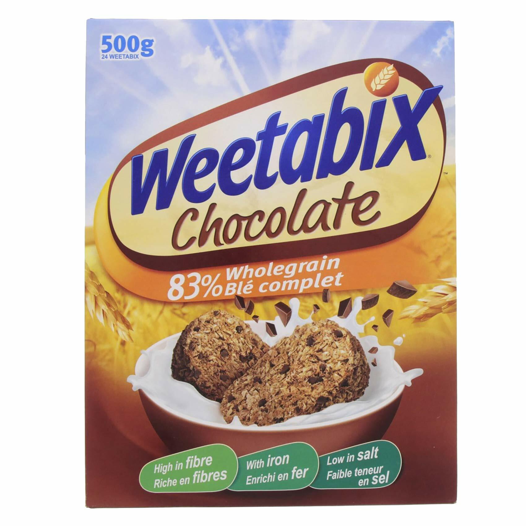 Buy Weetabix Chocolate Cereal 500g Online Shop Food Cupboard on