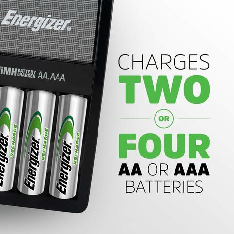 Energizer Accu Recharge Maxi 4AA Battery 1300mAh 4 count With Charger Multicolour