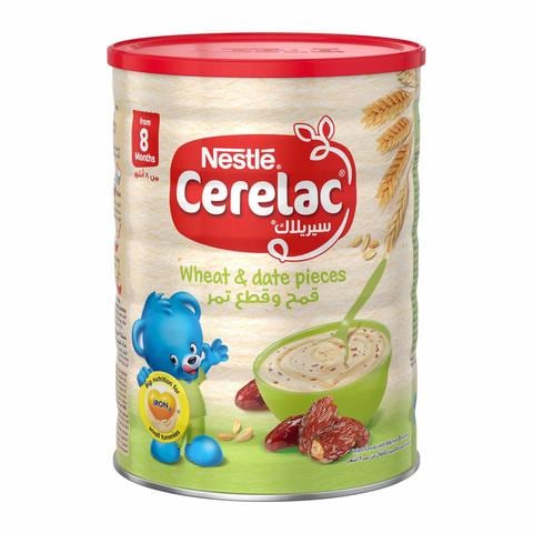 Cerelac wheat and date pieces for babies from 8 months 1 kg