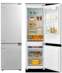 Midea 241L Built-in Frost Free Bottom Freezer Refrigerator Silver HD332RWEN