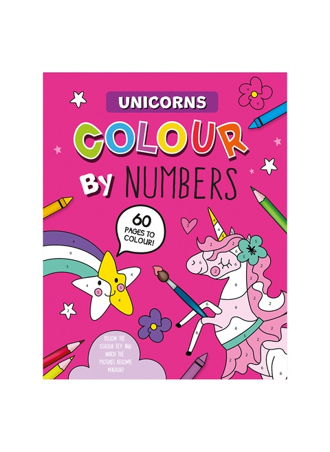 Eurowrap Unicorn Colour By Numbers