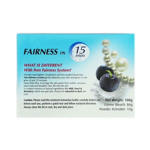 Fem Pearl &amp; Blueberry Fairness Cream 100g