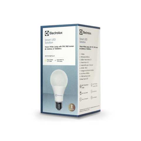 إلكترولوكس - مصباح LED 11 واط E27 أبيض دافئ