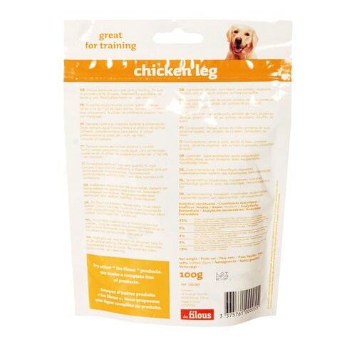 Les Filous Chicken Leg Dog Snack 100g