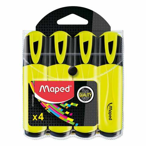 Maped Highlighter Fluopeps Pack Of 4