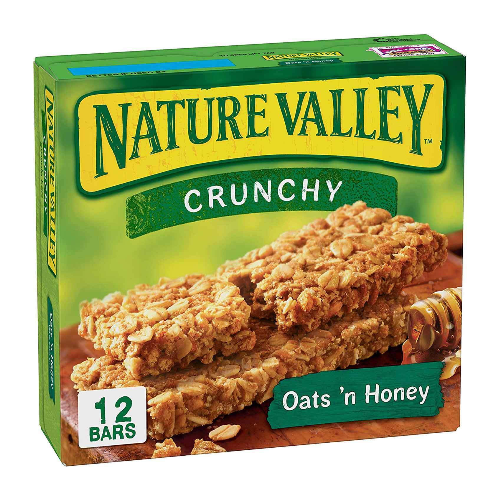 Buy Nature Valley Crunchy Granola Bars Oats Honey 42 G X 6 Online Shop Food Cupboard On Carrefour Saudi Arabia