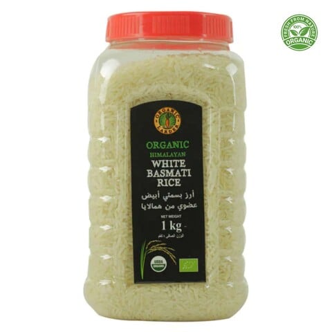Organic Larder Himalaya White Basmati Rice 1kg price in UAE | Carrefour ...