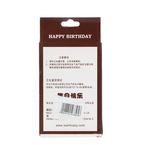 CANDLE BOX 6PC 164 BK-EE