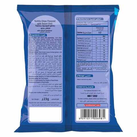 Carrefour Sweet Chilli Tortilla Chips 23g