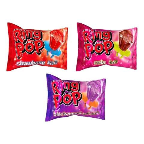 Bazooka Ring Pop Cola Flavour Hard Candy 10g