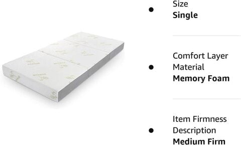 Tri fold deals twin mattress