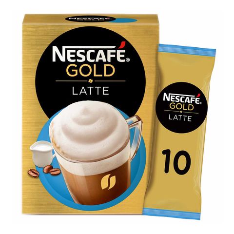 Buy Nescafe Gold Latte Instant Coffee With Skimmed Milk 19 5 G X 8 Mugs Online Shop Beverages On Carrefour Saudi Arabia