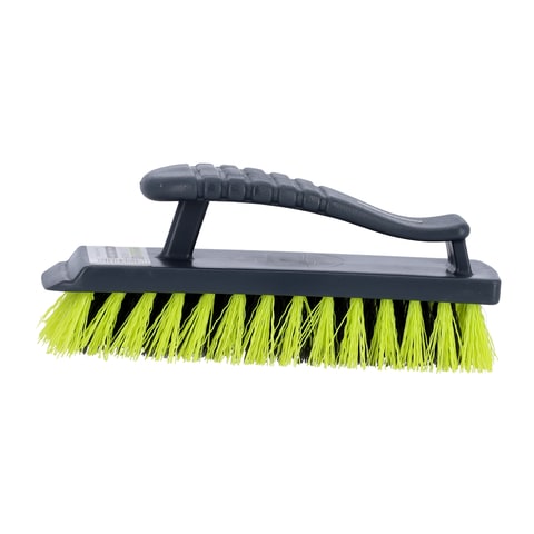 Floor Scrubbing Brush Hand Scrub Brush with Hard Stiff Bristles and Handle