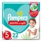 Pampers Baby-Dry Pants with Aloe Vera Lotion Stretchy Sides and Leakage Protection Size 5 12-18 kg Mega Pack 22 Pants