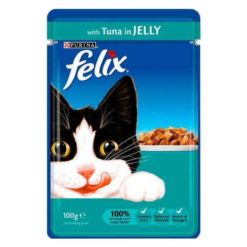 بورينا فريسكيس طعام قطط فليكس تونة في جلي 85 غرام