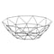 Aiwanto - Creative Fruit Basket Bowl Metal Storage Container Centerpiece Display Bowl for Living Room Decoration and Modern Kitchen Table - Paint Black