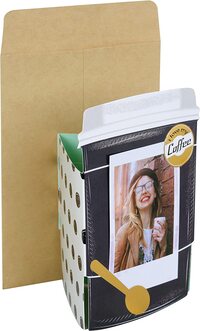 Fujifilm 84853 Instax Mini Stand-Up Card Coffee Accessories