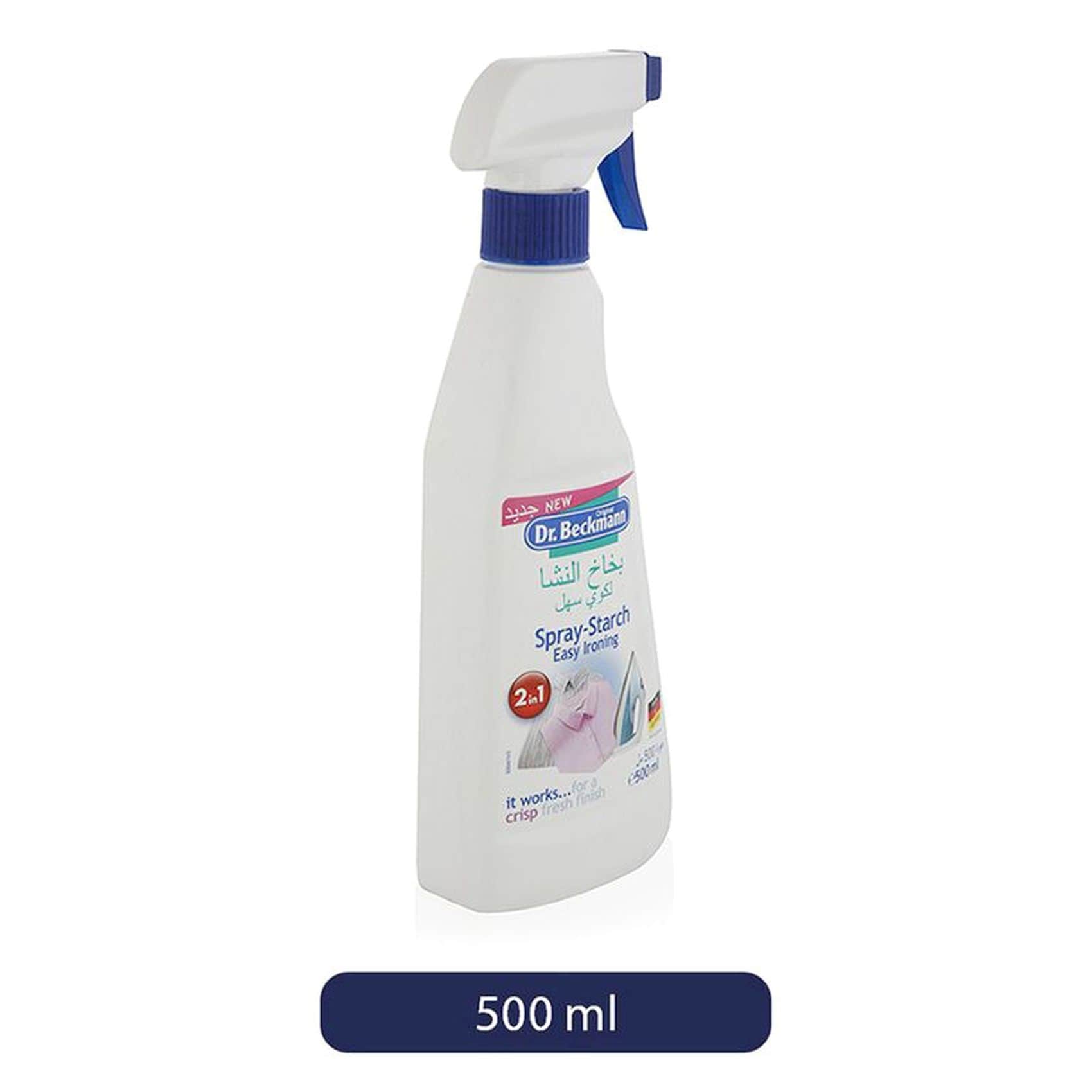 Buy Dr. Beckmann 2 in 1 Starch Ironing Spray 500ml Online Shop & Household on Carrefour
