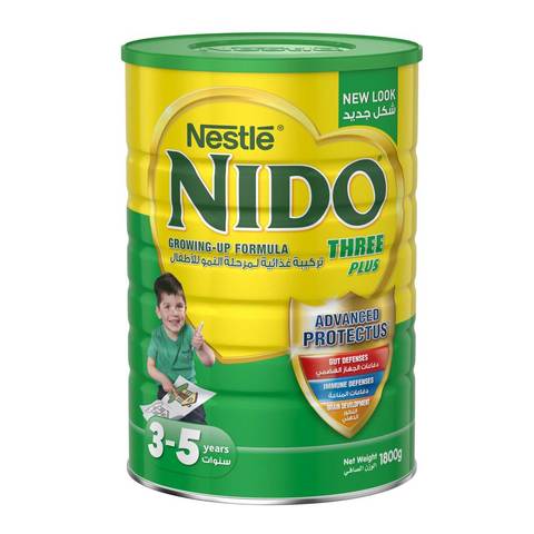 Nido fortiprotect three plus (3-5 years old) growing up milk tin 1800 g
