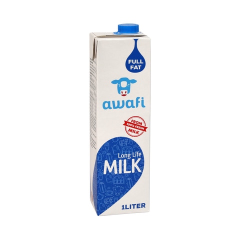 Awafi Long Life Milk Full Fat 1L