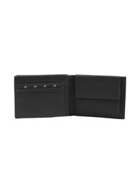 Genuine Leather Wallet for Men by R Roncato - Sleek and Stylish: Length 11 cm, Width 8 cm, Height 1.5 cm