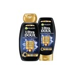 Buy Garnier Ultra Doux Purifying And Shine Shampoo And Conditioner 400ml x2 in Kuwait
