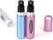 Generic 5 Pcs Perfume Spray Bottle Set For Travel Spray Scent Pump Case 5 ml (Multicolor)
