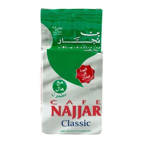 Buy Cafe Najjar Classic With Ground Cardamom 200g in Saudi Arabia
