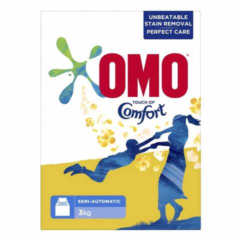 Buy OMO Active Laundry Detergent Powder with Comfort 3 kg in Kuwait