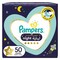 Pampers Premium Care Night Diapers, Size 4, 10-15Kg, 50 Diapers